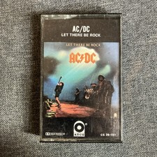 ( M / NM ) AC/DC – Let There Be Rock, ATCO Records – Cassette Tape OOP