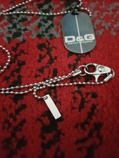 Original D&G Dolce and Gabbana Dog Tag NecklaceD&G Dolce & Gabbana  