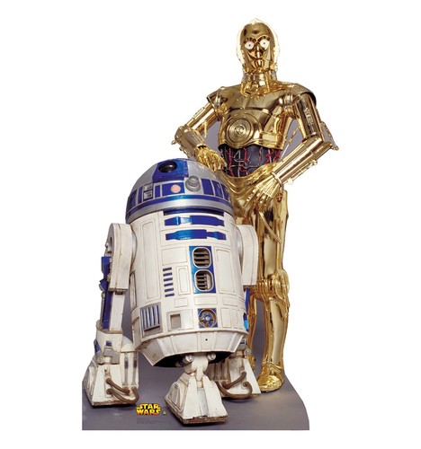 Life size c 3p0 - r2-d2, &