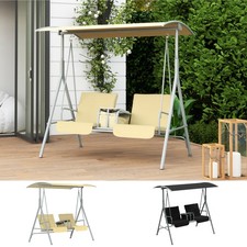 2 Seater Garden Swing Chair w/