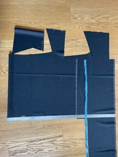 Fabric remnant - English Black