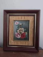 Vintage Floral Oil Painting