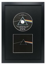 CD Cover Black Frame Black Mount Memorabilia Music Wall Art Display Album 14x9"