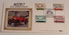1982 Benham BLS7 British Motor Car First Day Cover - Austin 7 60th Anniversary