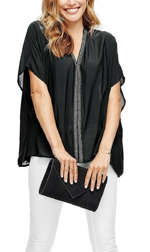 Ladies top size black - 8-10,