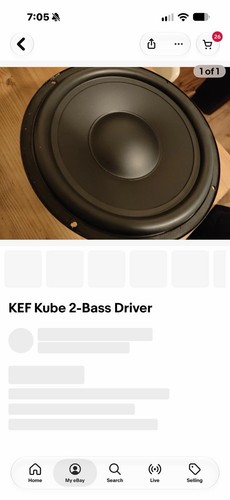 Kef kube bass driver - kube,