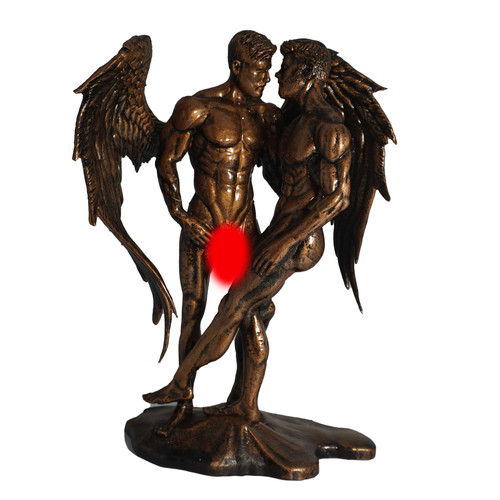 Mature gay statue - mature, lover
