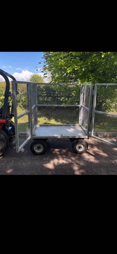 Atv garden trailer with - with, mesh