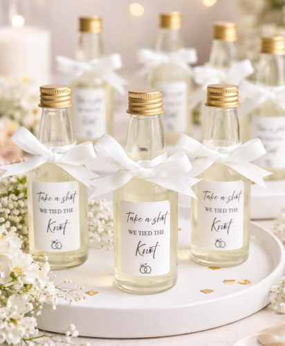 Mini shot bottles wedding - shot,