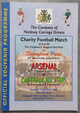 Arsenal Ex-Pro & Celeb XI v Cab Trade All Stars Ex-Pro & Celeb XI 11/07/1999.