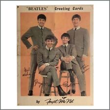 Beatles Forget Me Not Greetings Card Promo Poster (UK)