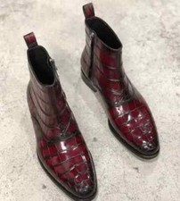Handmade Mens Burgundy