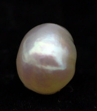 0.91 Ct 100% Natural Basra Pearl 4 mm Uneven Cabochon Shape No Nucleus Gemstone