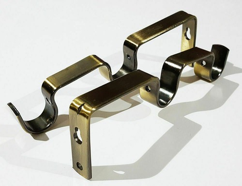 Curtain double pole bracket - double,