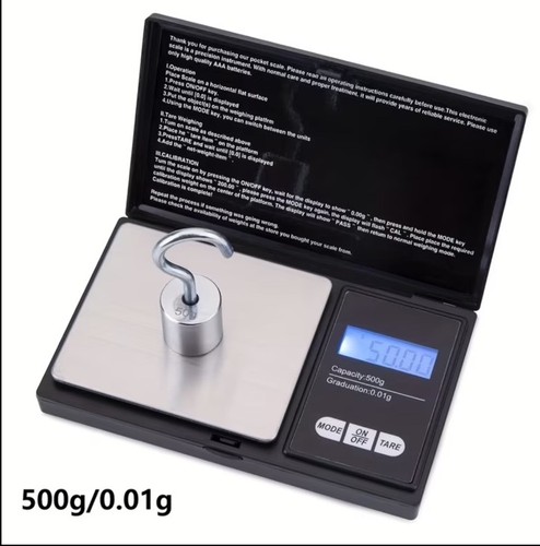 Digital pocket scales 500g - pocket, x