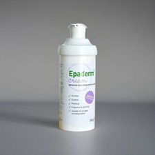 Epaderm 2-in-1 Emollient and Skin Cleanser Cream, 500g