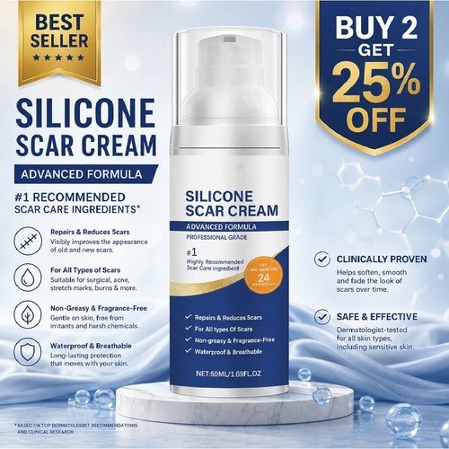 Silicone scar gel 50ml - -, cream