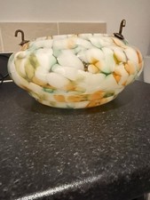Vintage Art Deco Spatter Glass