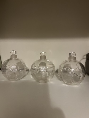 Vintage set glass perfume - set, of