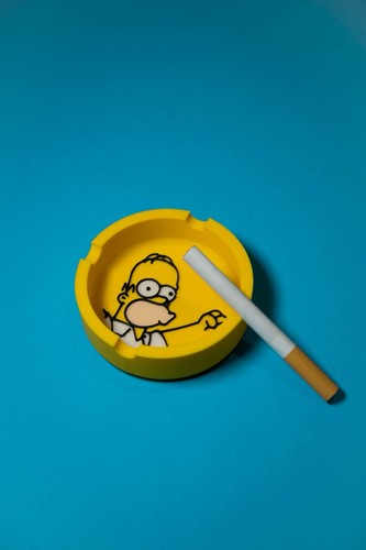 Simpsons ash tray - simpsons,
