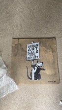 NOT Banksy STOT21stCPlanB L-13 ORIGINAL PRINT CARDBOARD SIGNED