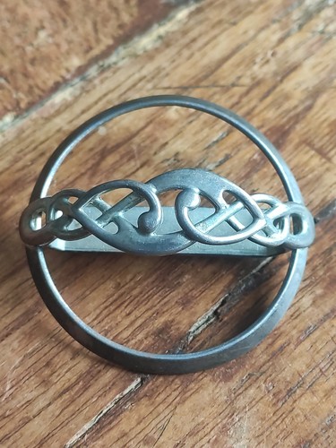 Silver brooch ola gorie omg - brooch,