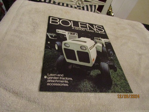 Vintage bolens sales - bolens, brochure
