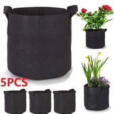 5 Pack Large Plant Grow Bags Potato Fruit Vegetable Garden Planter Growing Bag