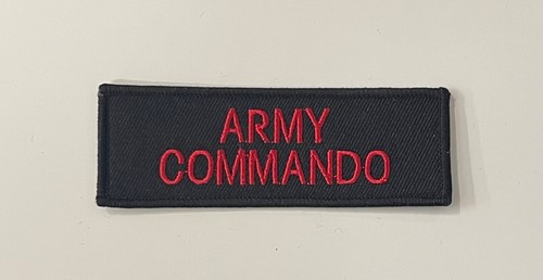 Army commando red black - red, &