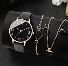 Ladies Watch 1 Bracelet & 3Pcs