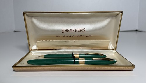 Vintage sheaffer snorkel green - sheaffer,