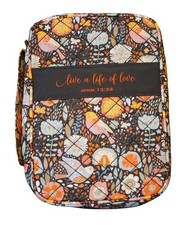 Bible Cover Quilted Live A Life XL NEW With Front Pocket