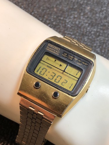 Vintage seiko mens digital lcd - vintage,