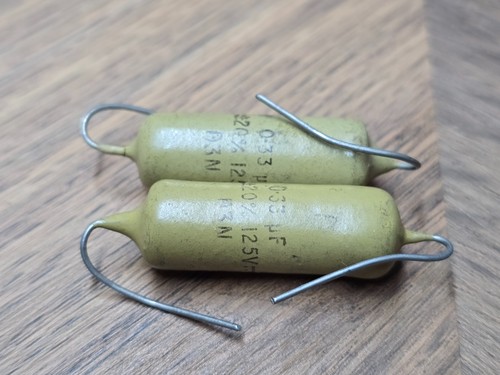 Mullard mustard 330000pf - 2, x