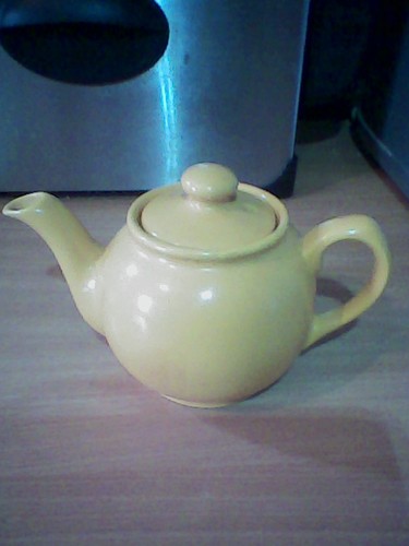 Sadler yellow tea pot - yellow, for