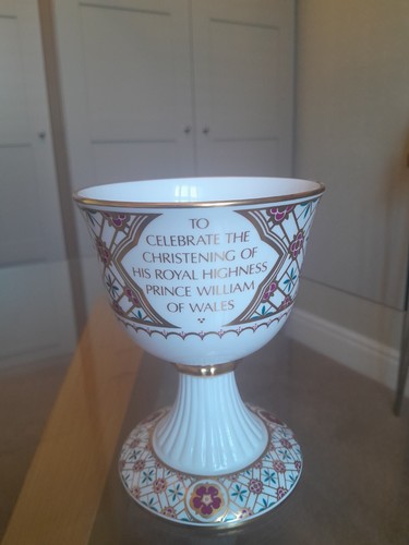 Spode royal christening cup - royal,