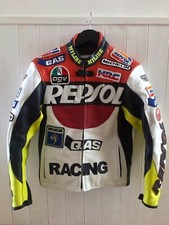 Miline Replica Valentino Rossi Motorcycle Leather Jacket - Signed and Unworn