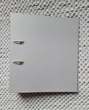 A4 Matte Grey 2-Ring Binder Lever Arch File Folder Office Documents Storage
