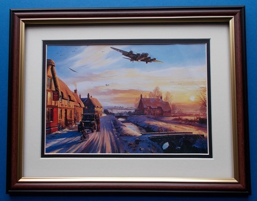 Aircraft print framed - print, a