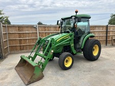 John Deere 4520 Compact Tractor Front Loader Bucket Full Cab 52hp