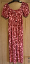 Next Girls Jumpsuit Red Hearts