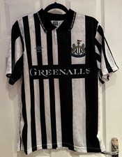 Newcastle United 1990-91 Home Shirt - Medium - Retro Score Draw - 9 Mickey Quinn