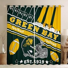 Football Curtains (2 Panels