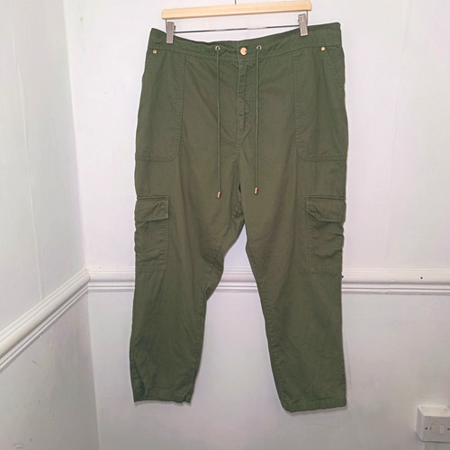Womens trousers green size - f&f,