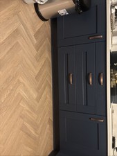 Kitchen Unit Cabinet Cupboard Shaker Door & Drawer Fronts Shaker Matt Navy Blue