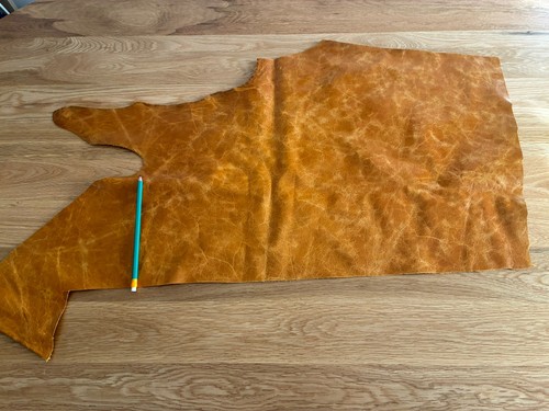 Distressed tan leather - distressed, cowhide