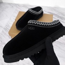 Black UGG Tasman slippers