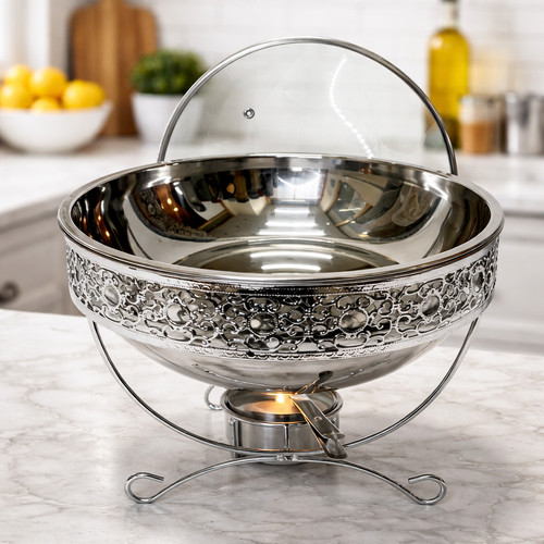 Silver chafing dish - 4l,