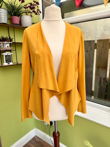 Zara faux suede mustard - , yellow