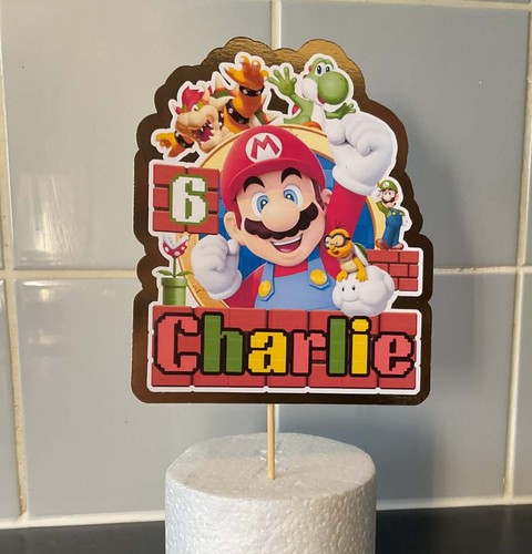 Super mario cake - super,